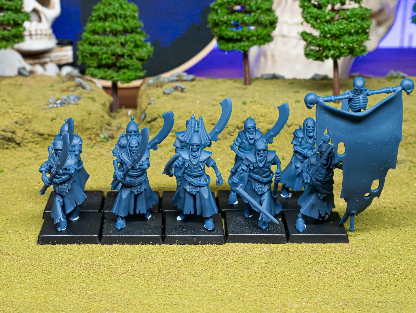 Skeletal Guard Great Weapons ( 7 Miniaturen )