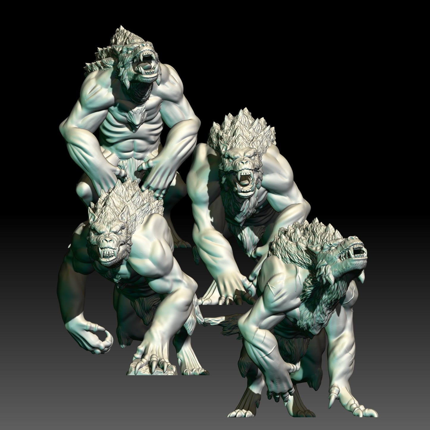 Werewolfes ( 4 Miniaturen )