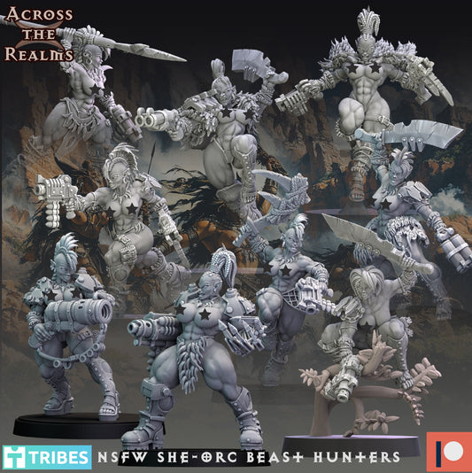 She Orc Beast Hunters ( 10 Miniaturen ) ( 2 Versionen )