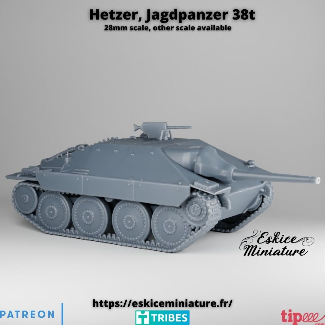 Jagdpanzer 38 "Hetzer" tank destroyer