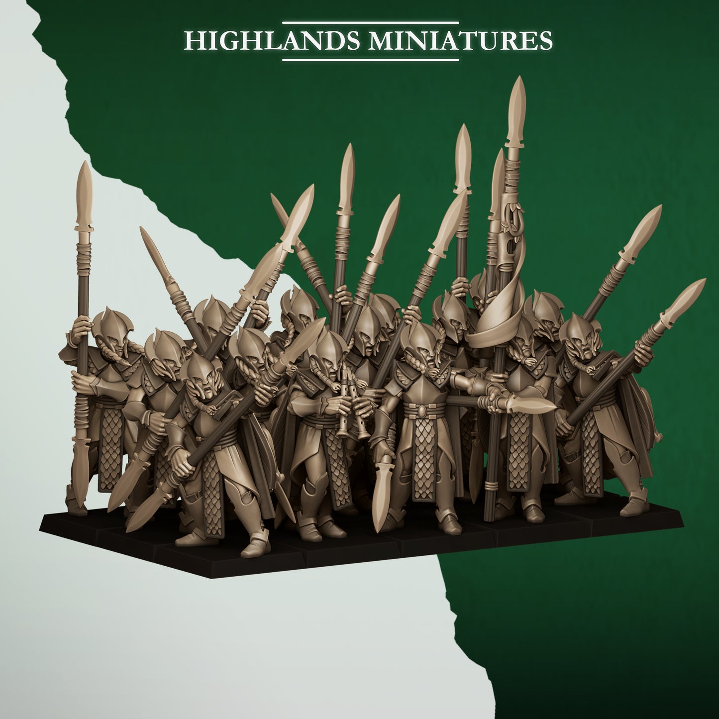 Feral Spearmen ( 10 Miniaturen )