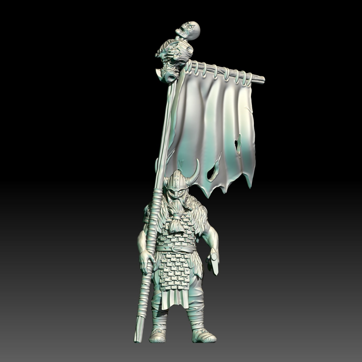 Savage Hillmen Banner Bearer