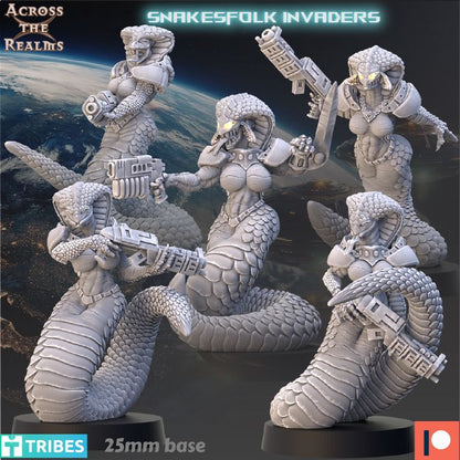 Snakesfolk Invaders ( 5 Miniaturen )