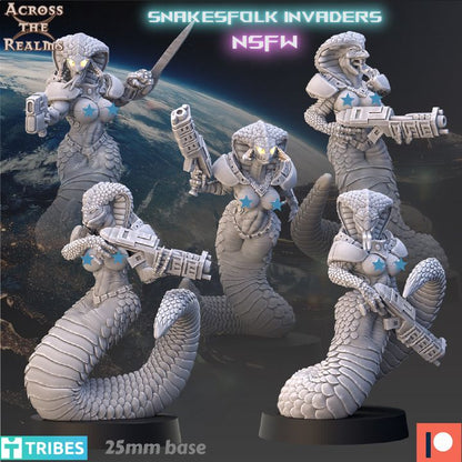Snakesfolk Invaders ( 5 Miniaturen )