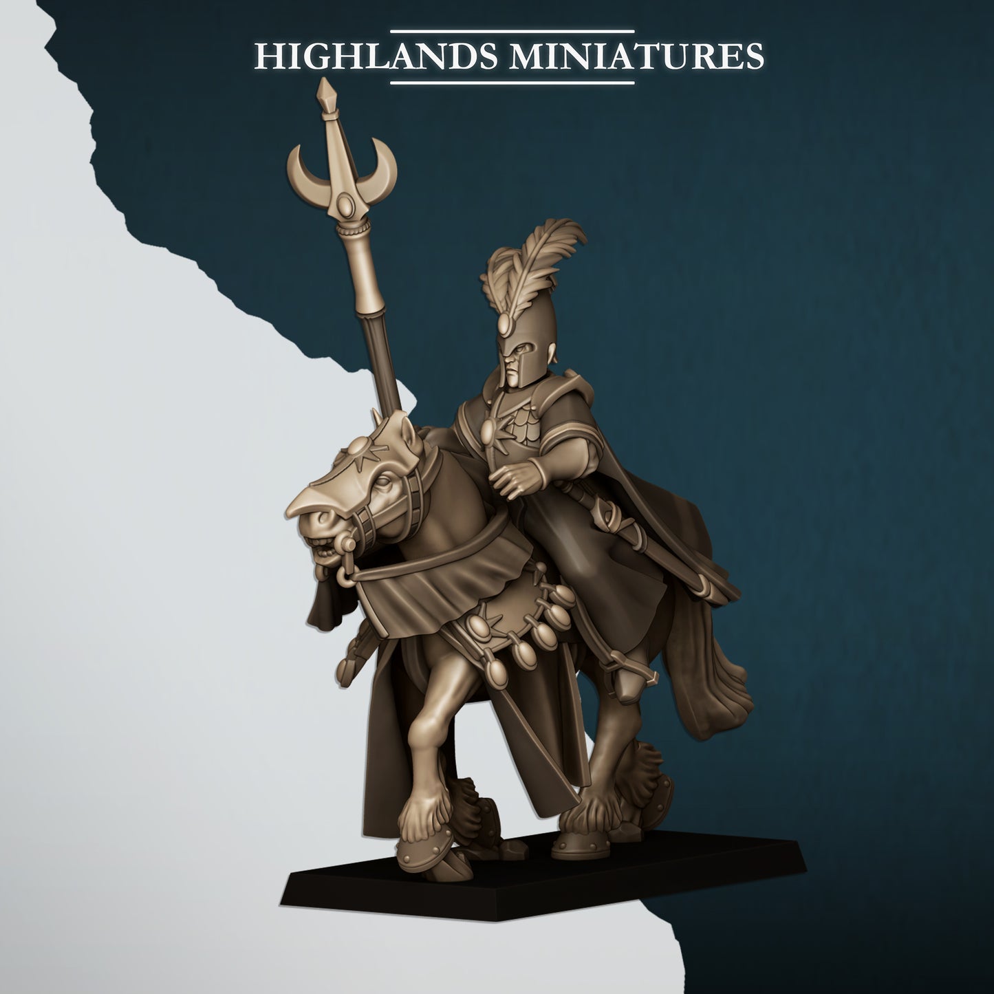 Mounted Aegean Mage on Horse