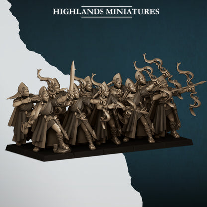 Aegean Maids with Bows  ( 10 Miniaturen )