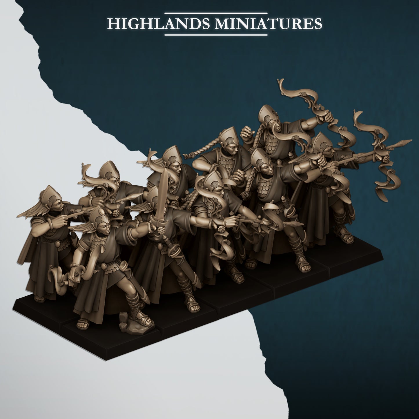 Aegean Maids with Bows  ( 10 Miniaturen )