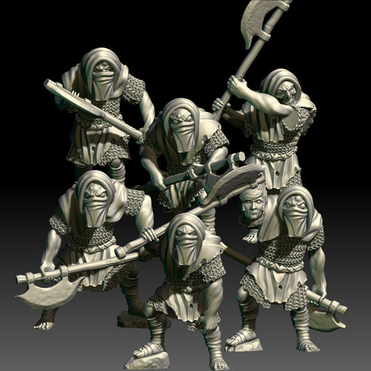 Shadow Troglodytes Realm Executioners ( 6 Miniaturen )