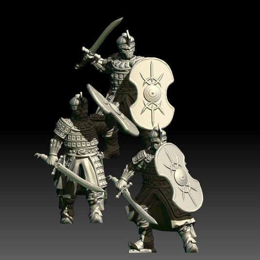Warriors of the East Sword Warriors ( 3 Miniaturen )
