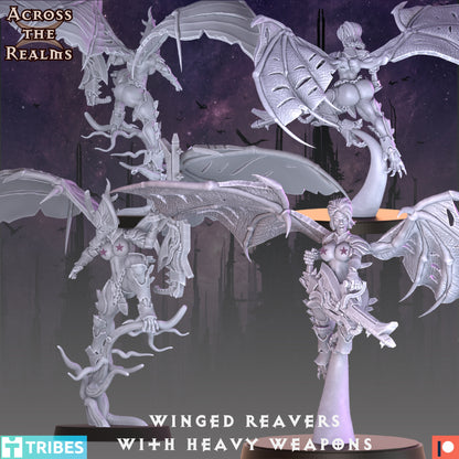 Winged Reavers with Heavy Weapons ( 6 Miniaturen )
