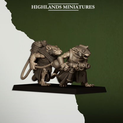 Sewer Vermin Heavy Weapons ( 5 Miniaturen )