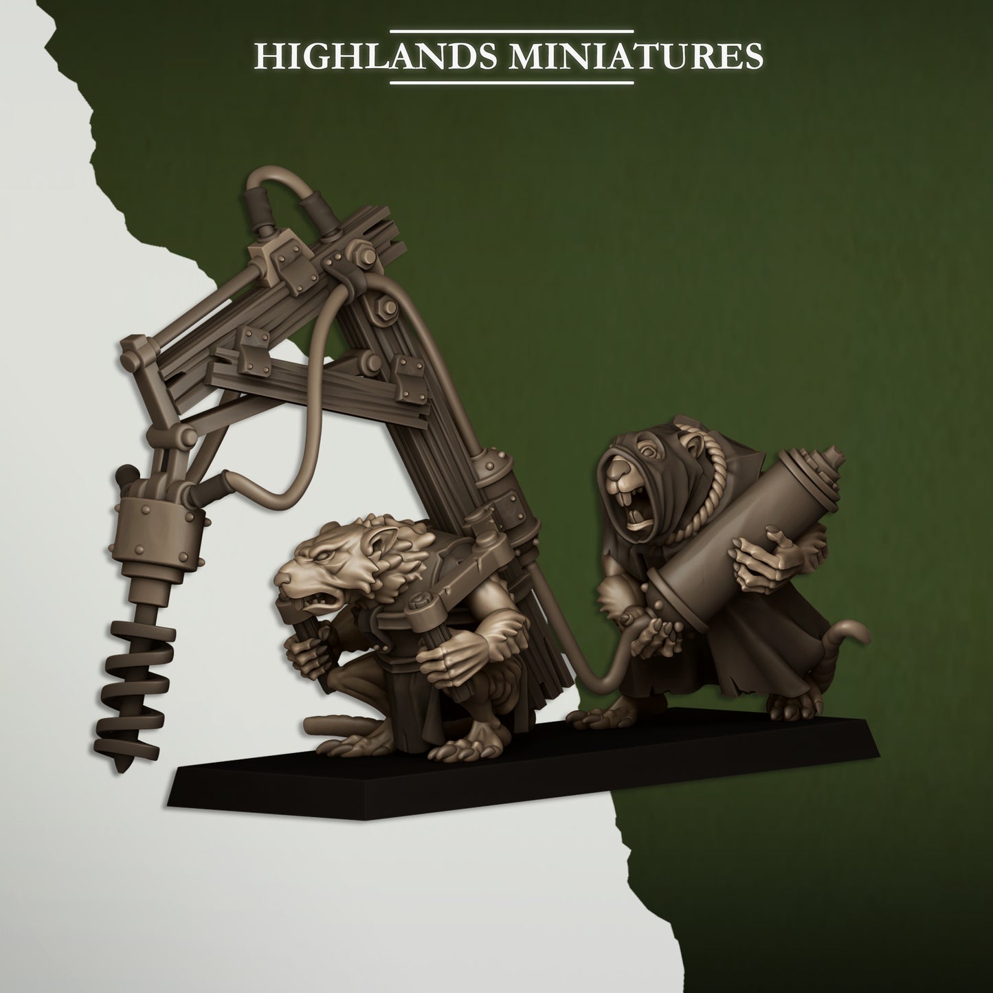 Sewer Vermin Heavy Weapons ( 5 Miniaturen )