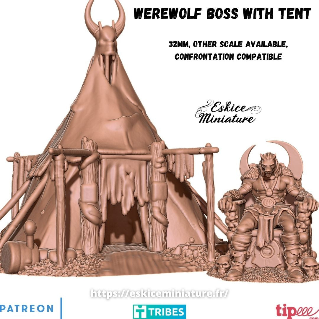 Werwolf Boss mit Zelt