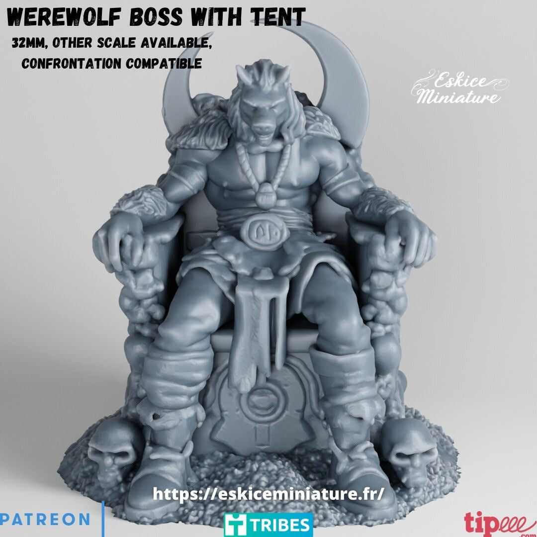 Werwolf Boss mit Zelt