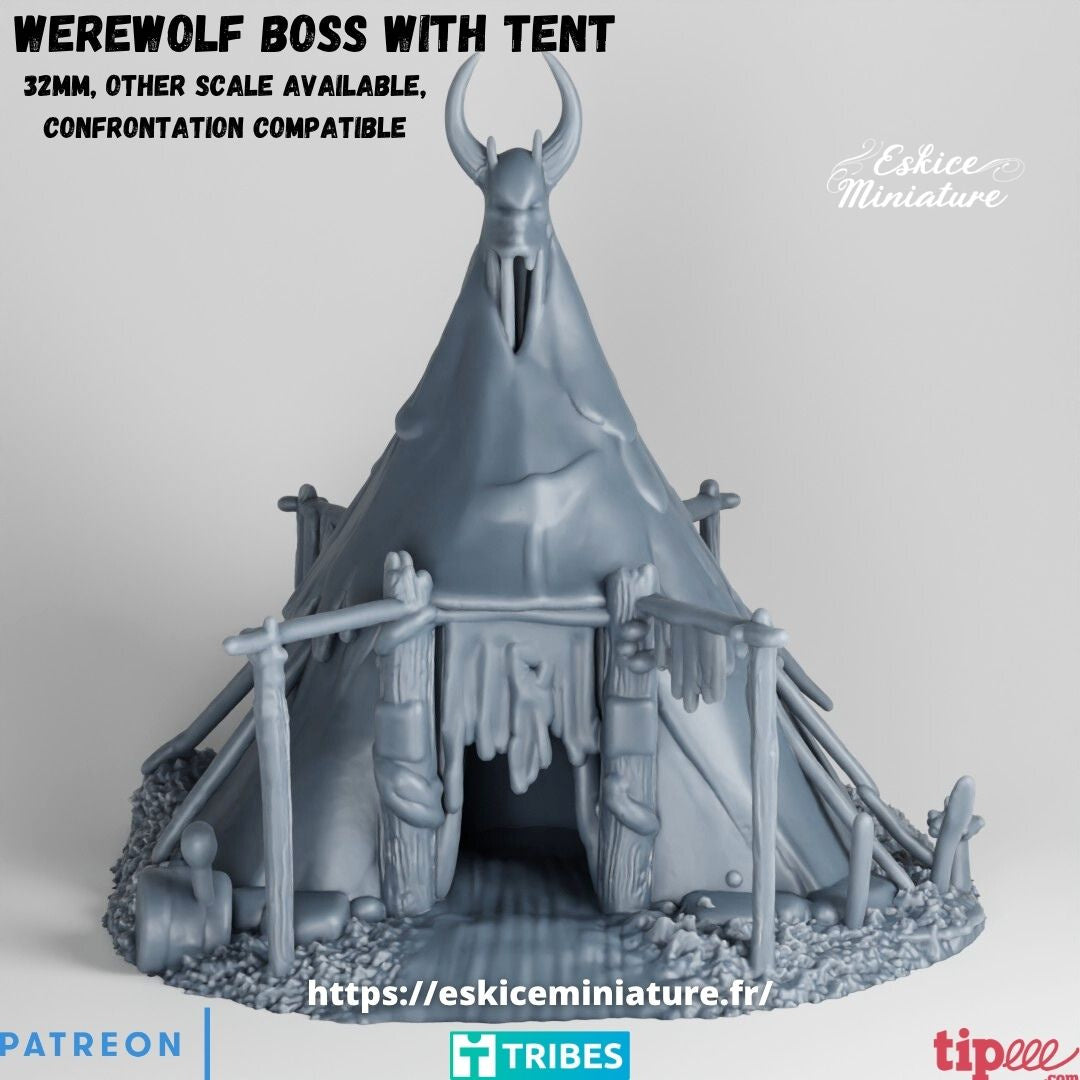 Werwolf Boss mit Zelt