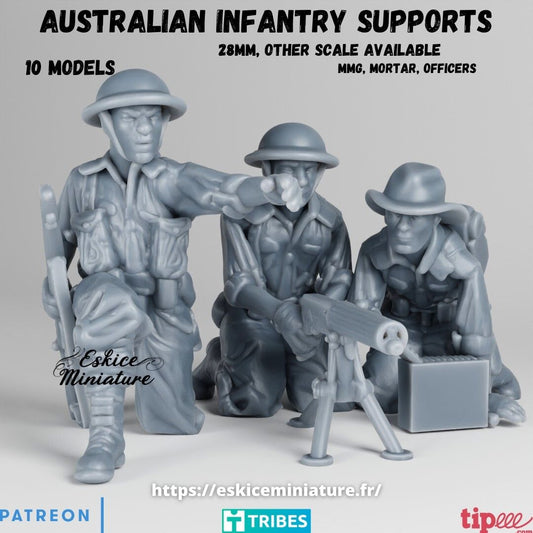 Australian Support Weapons( 9 Miniaturen )