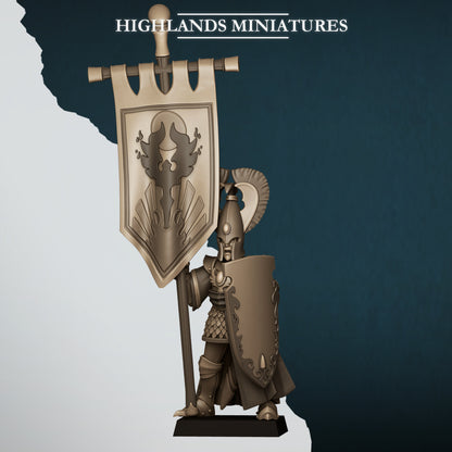 Aegean Elf with Banner ( 2 Miniaturen )