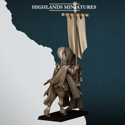 Aegean Elf with Banner ( 2 Miniaturen )
