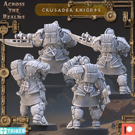 Crusader Knights ( 4 Miniaturen )