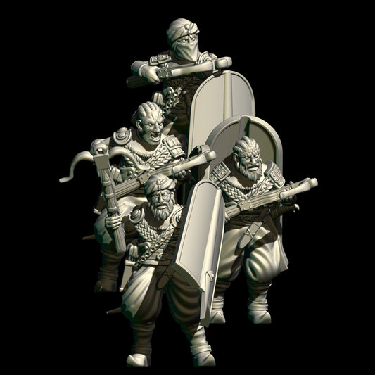 Southron Sea Raiders Arbalesters ( 4 Miniaturen )