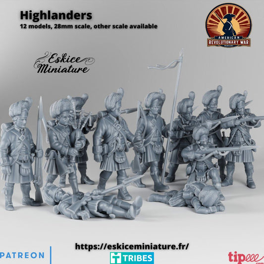 Highlanders ( 12 Miniaturen )