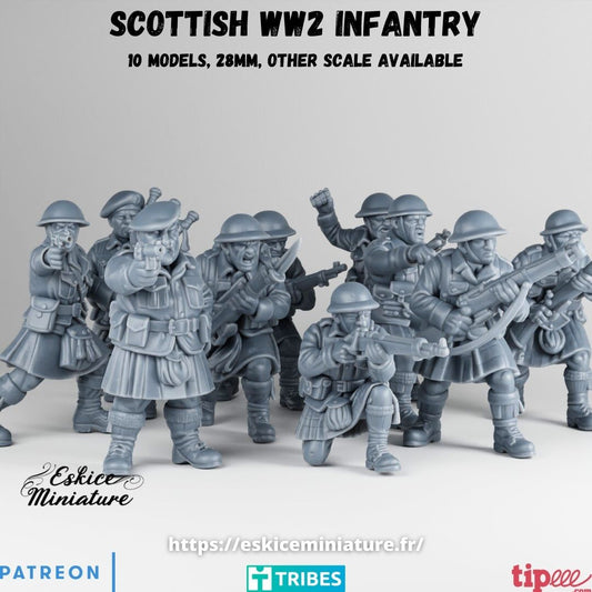 Scottish Infantry ( 10 Miniaturen )