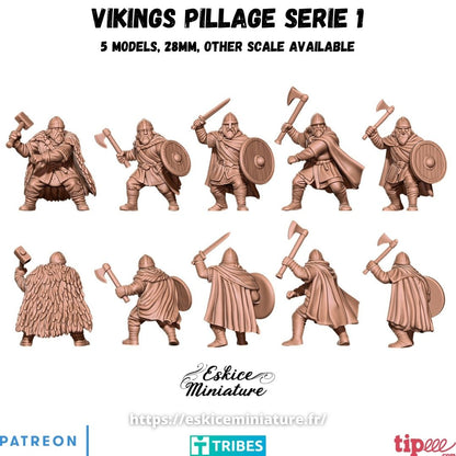 Viking Raiders  ( 5 Miniaturen )