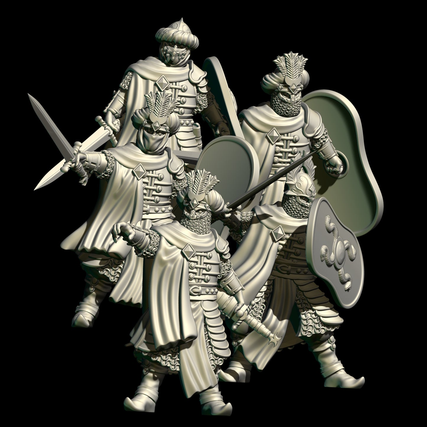 Southron Highmen ( 5 Miniaturen )