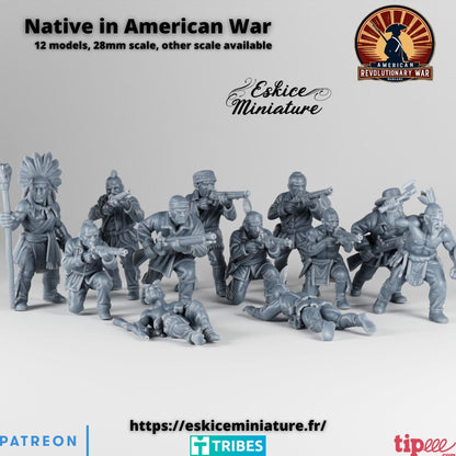 Native American Warriors ( 10 Miniaturen ]