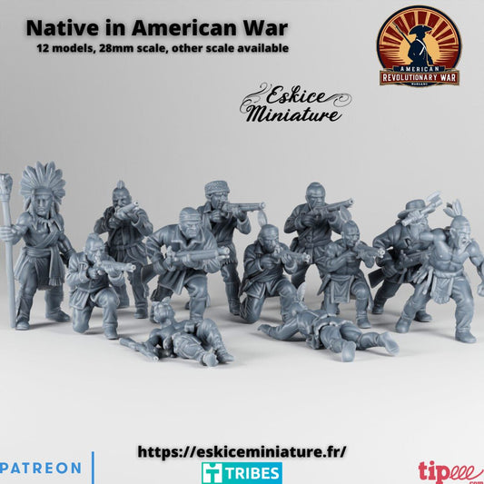 Native American Warriors ( 10 Miniaturen ]