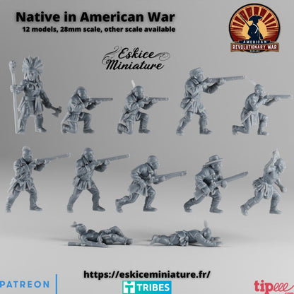Native American Warriors ( 10 Miniaturen ]