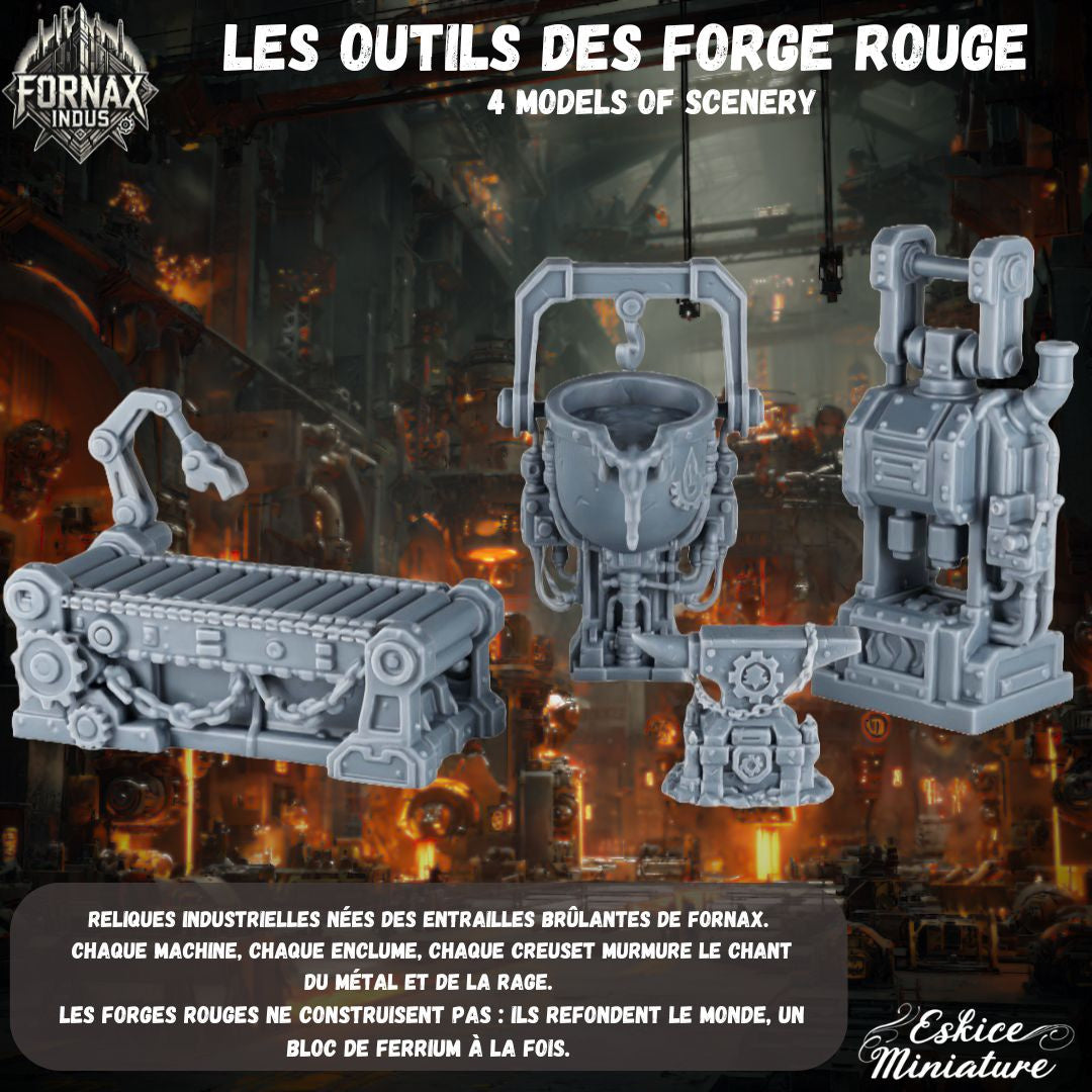 Sci-Fi Industrial Props ( 5 Pcs )