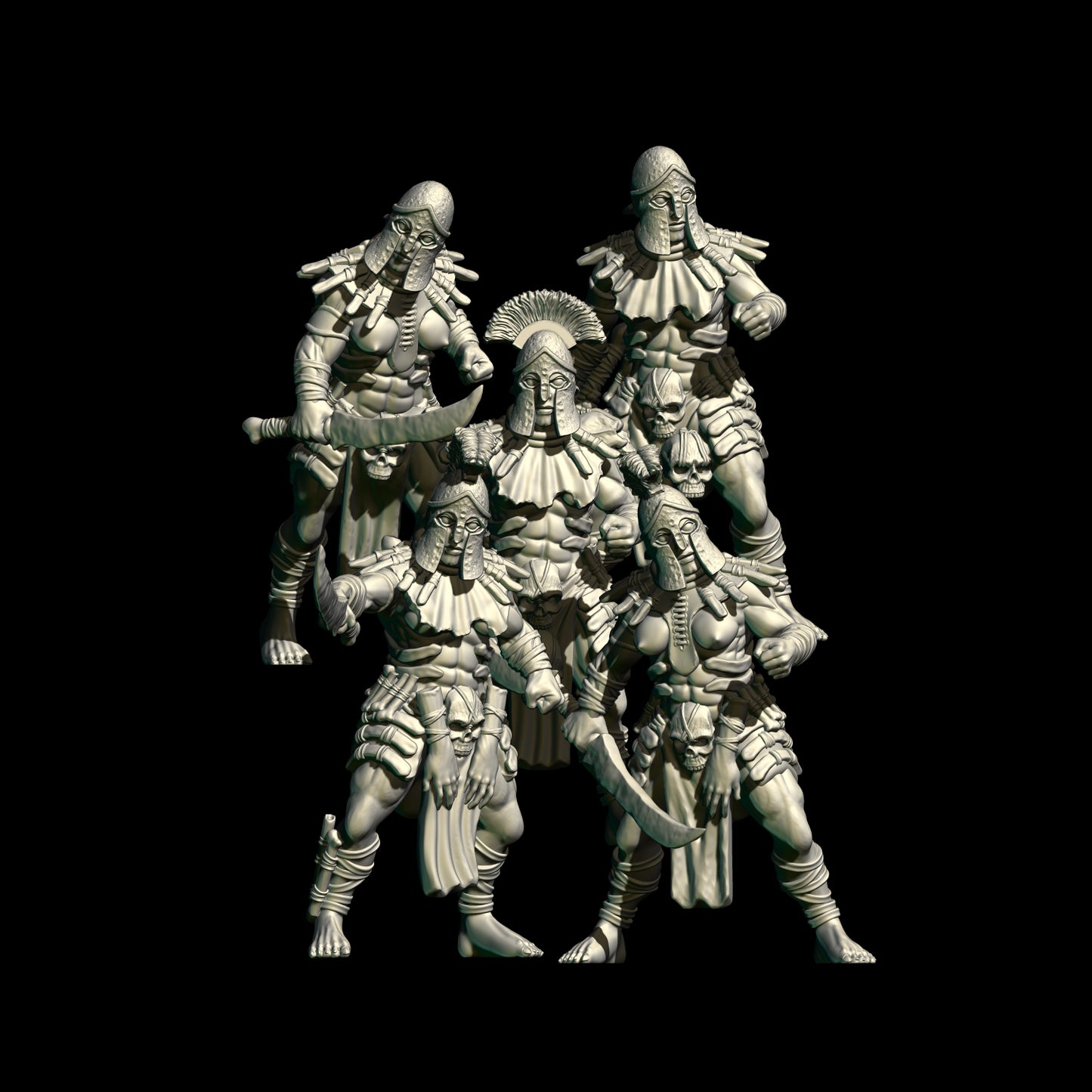 Cannibal Hoplites ( 5 Miniaturen )