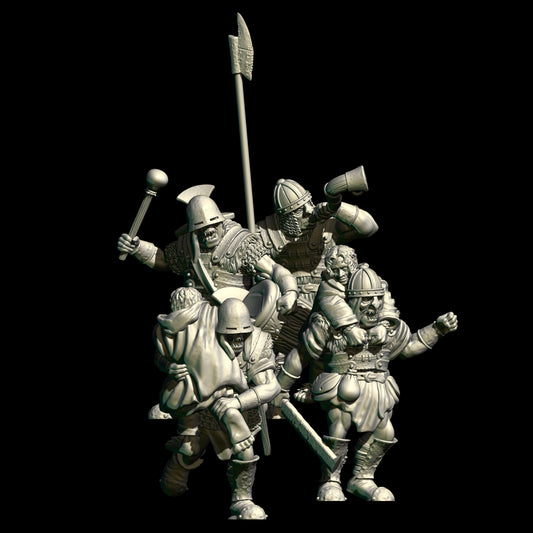 HalfOrcs Scouts ( 4 Miniaturen )