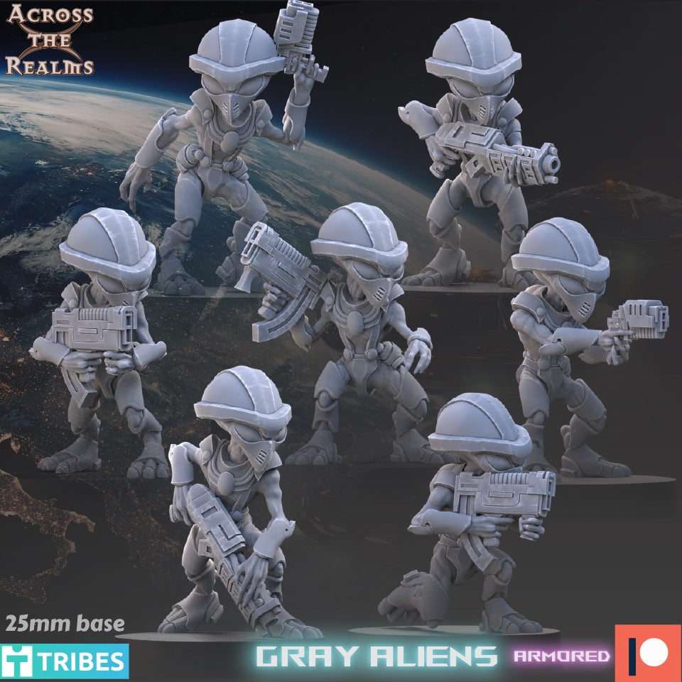 Gray Aliens ( 7 Miniaturen )