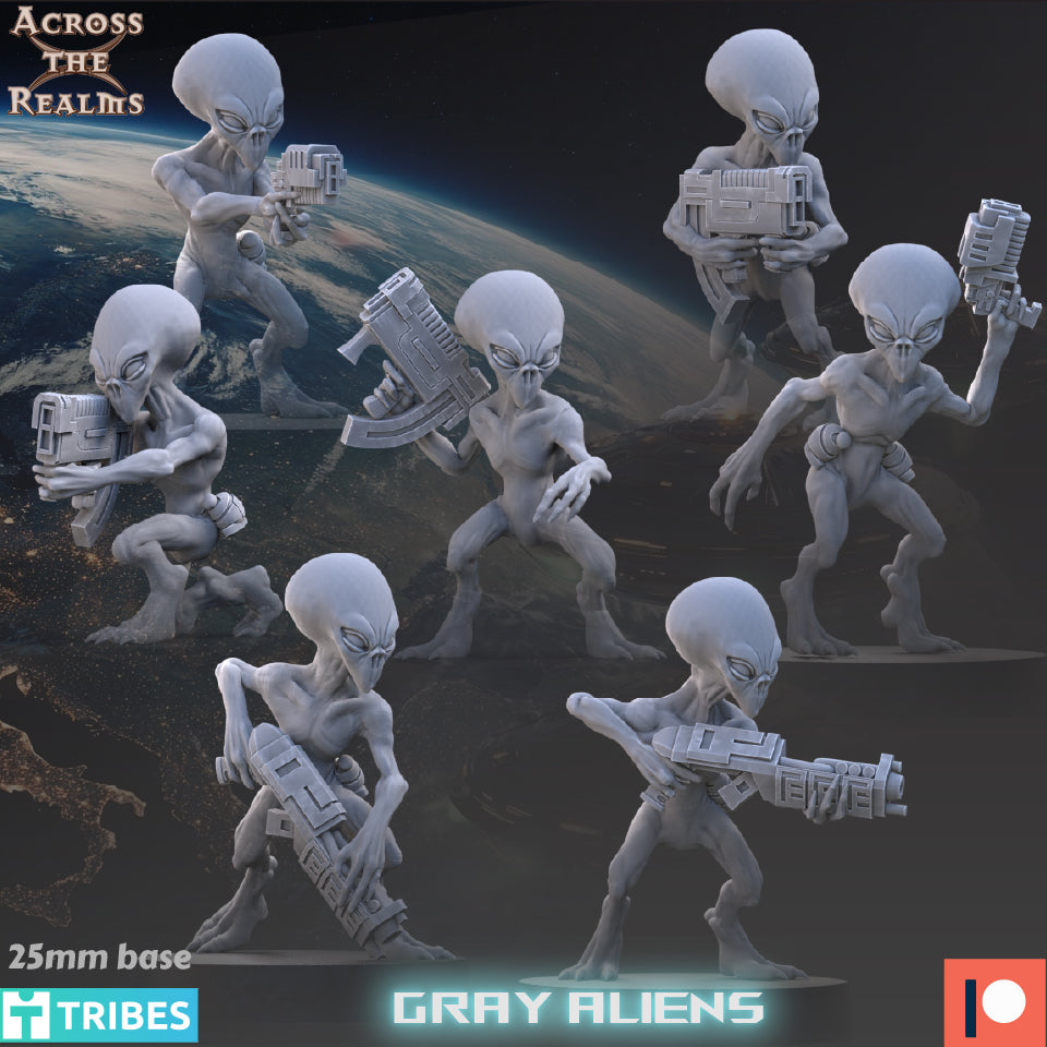 Gray Aliens ( 7 Miniaturen )