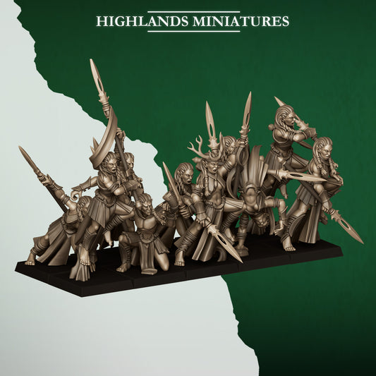 Feral Elf Bladesingers Commando Units (3 Miniaturen)