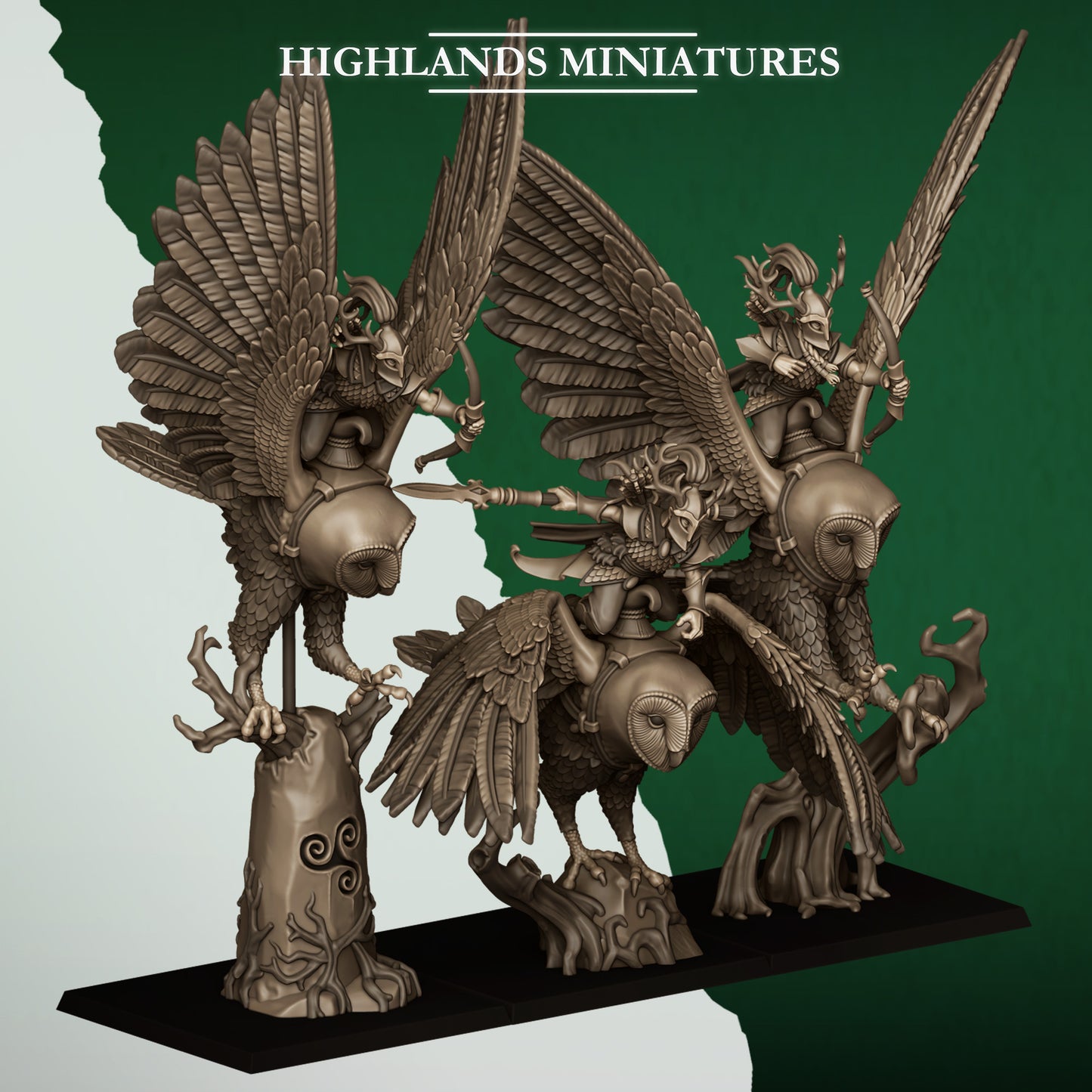 Great Owl Riders (3 Miniaturen)