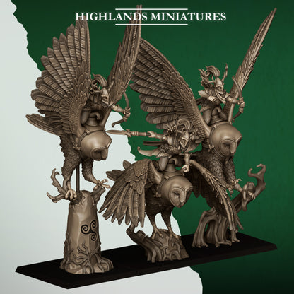 Great Owl Riders (3 Miniaturen)