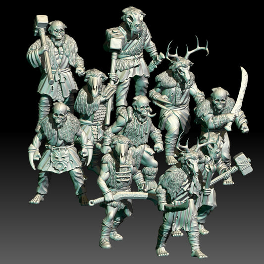 Savage Hillmen Warriors ( 10 Miniaturen )