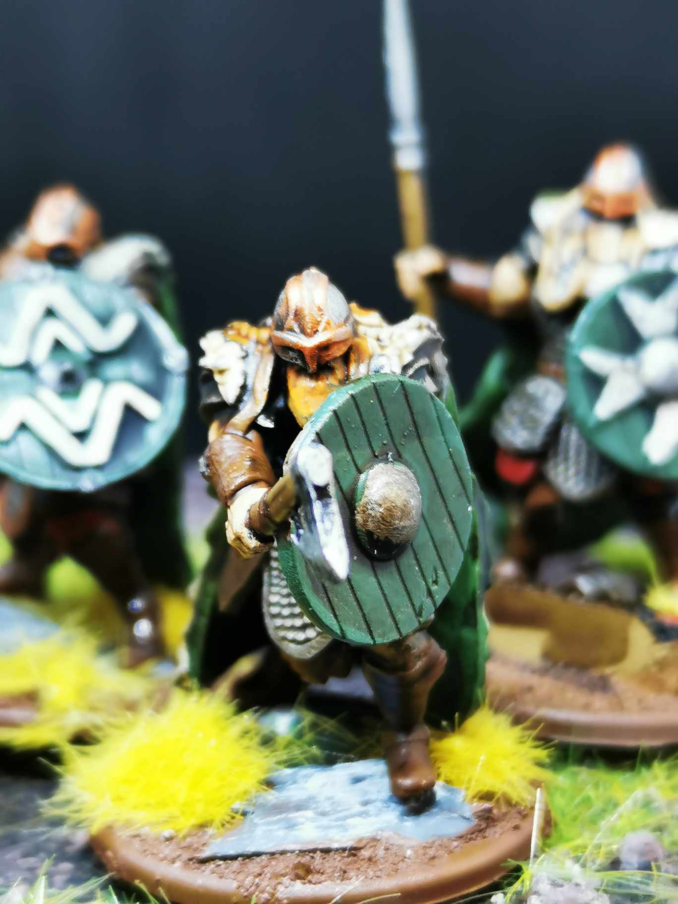 Sächsische Krieger ( 10 Miniaturen )