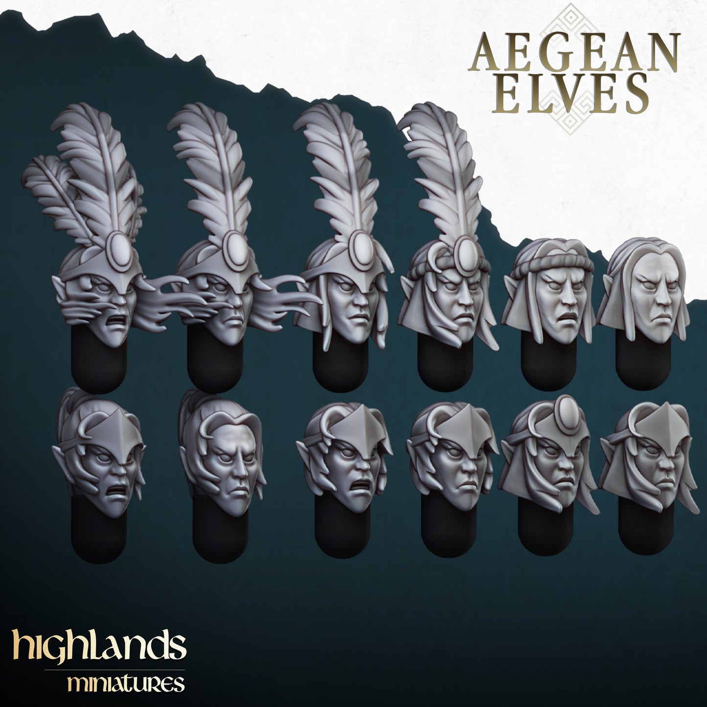 Aegean Elves Archer Core Units ( 6 oder 10 Miniaturen )