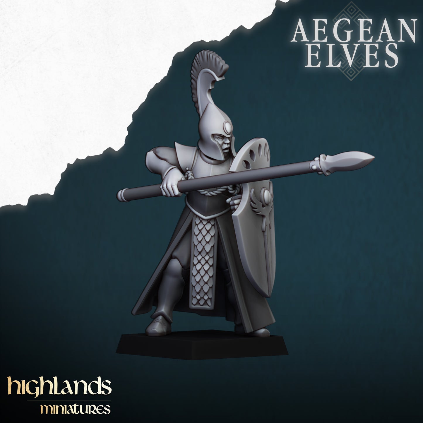 Aegean Elves Spearman Core Units ( 8 Miniaturen )