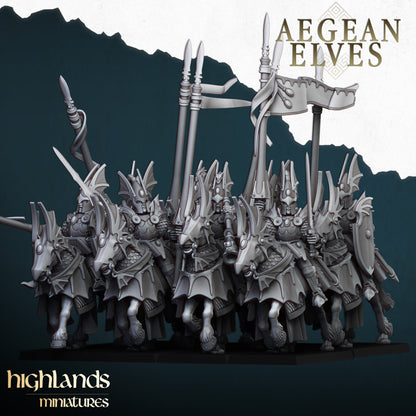 Aegean Elves Mounted Dragons ( 10 Miniaturen )