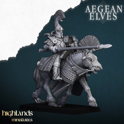 Aegean Elves Mounted Lances Core Units ( 5 Miniaturen )