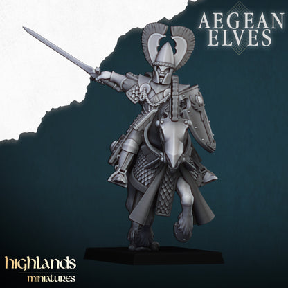 Aegean Elves Mounted Lances Core Units ( 5 Miniaturen )