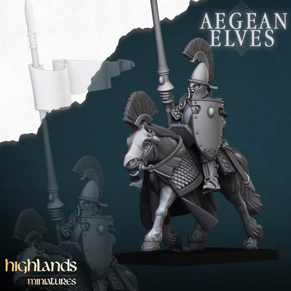 Aegean Elves Mounted Lances Core Units ( 5 Miniaturen )