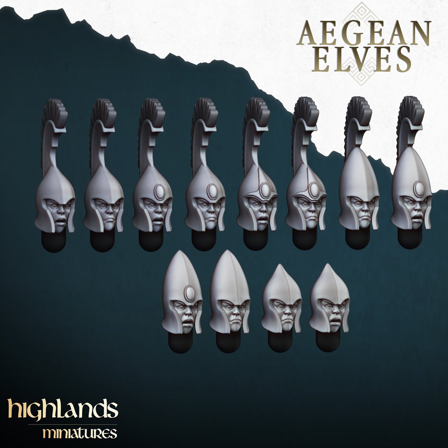 Aegean Elves Heads ( 24 Bits )