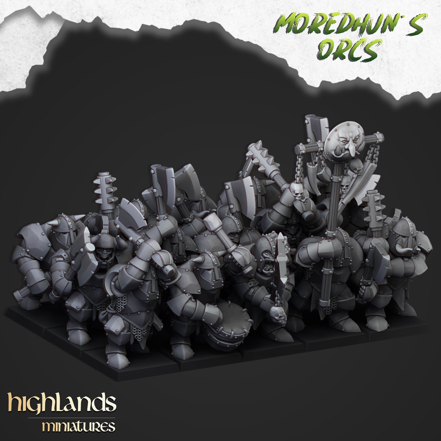 Armoured Orcs ( 13 Miniaturen )