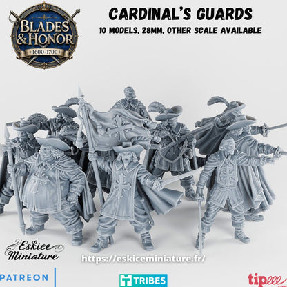 Cardinal's Guards (10 miniatures)